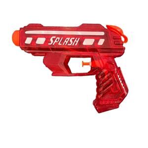 Ja-Ru Splash Power Shot Squirt Water Gun Pistol Red WORKS GREAT! Nice!!